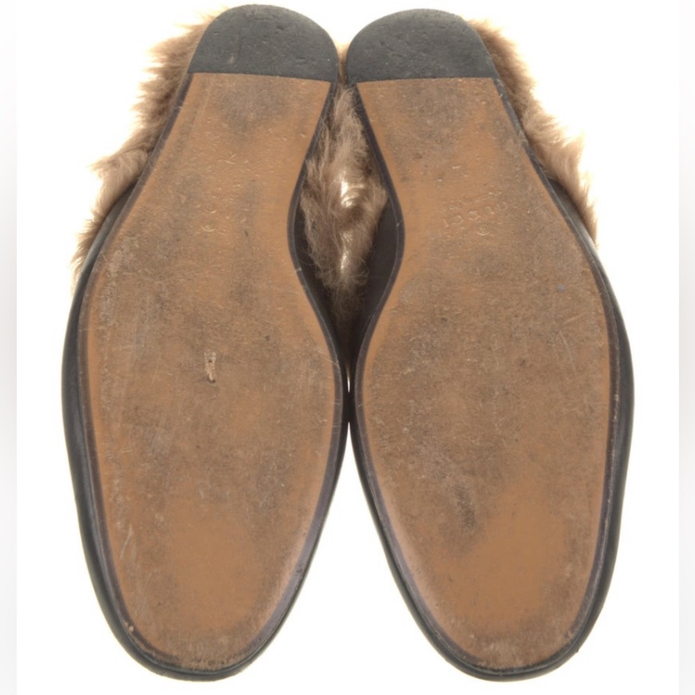 GUCCI Princetown Leather Slides Slippers - Picture 5 of 5